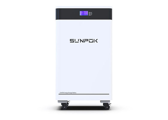 Solar 15kWh Lithium Ion Battery Pack 51.2V 300Ah Lifepo4 Floor-Mounted System With 48V Voltage For Solar Power