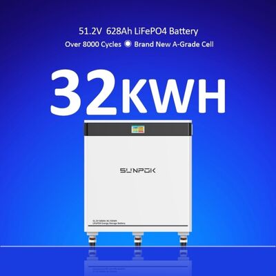Custom 51.2V 32kWh 30kWh 600Ah Split Can Home Solar Lithium Iron Phosphate Power Energy Storage Battery System