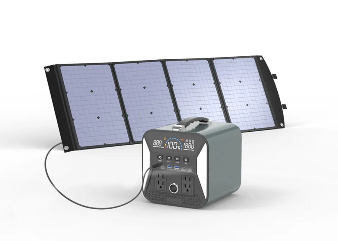 태양 발전기 500w 1000w 2000w 220v 리튬 배터리 태양 휴대용 전력 은행 정거장