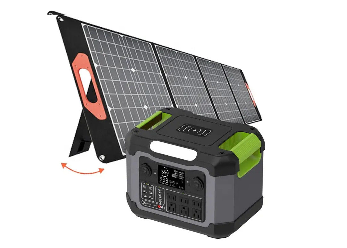가지고 다닐 수 있는 동력화차를 고발하는 야외 야영 1200W 500w 태양발전기 태양 에너지