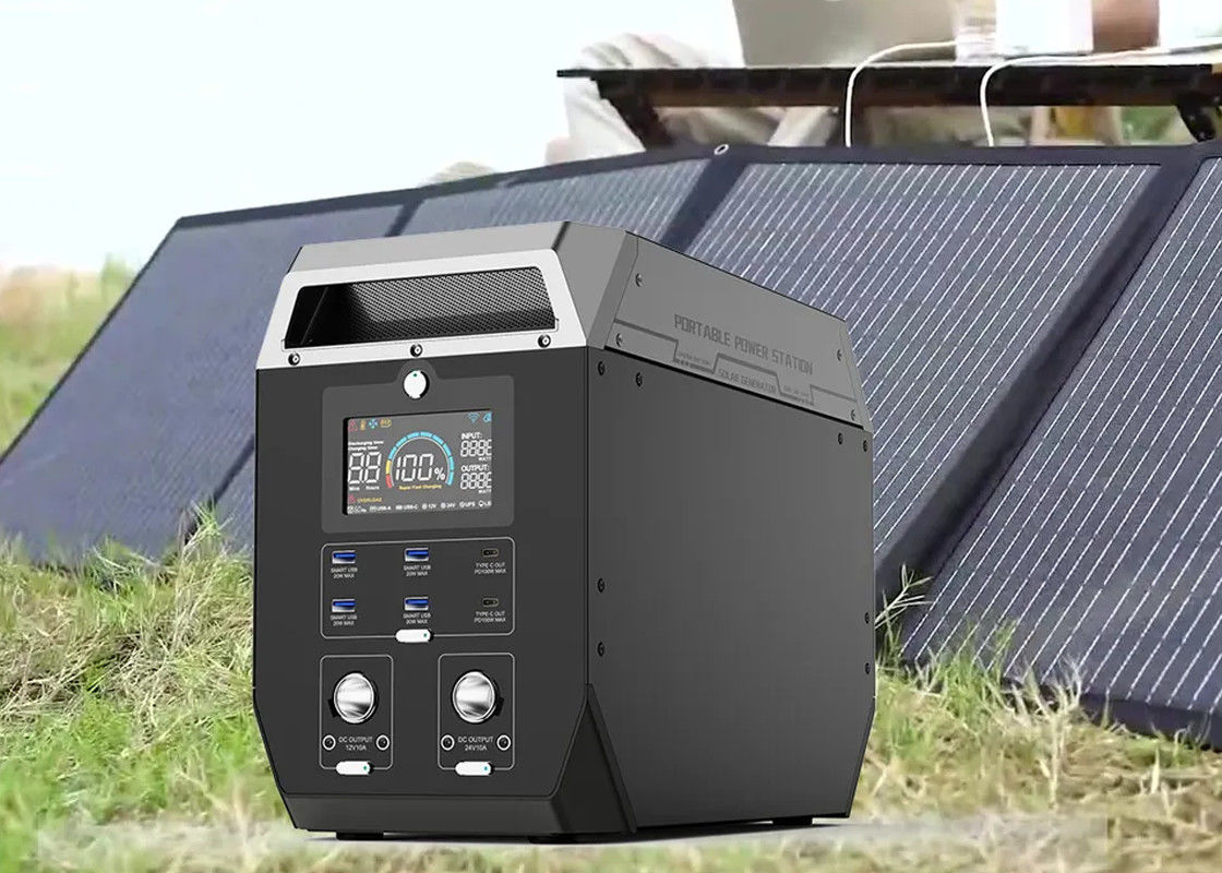 32V 리튬 가지고 다닐 수 있는 동력화차 야외 야영 500w 2000W 태양발전기
