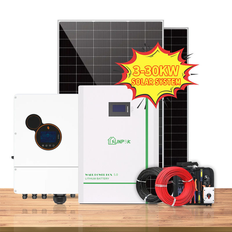 와 함께 결합한 12V 하이브리드 태양력 인버터 2 kw 3 kw 4 kw 5 kw 8 kw 오프 그리드 관계