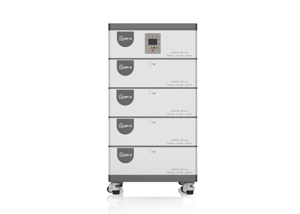 Lifepo4 배터리가 포함된 10kwh 가정용 에너지 저장 태양광 인버터 그리드 연결 전체가 하나의 기계에 있습니다