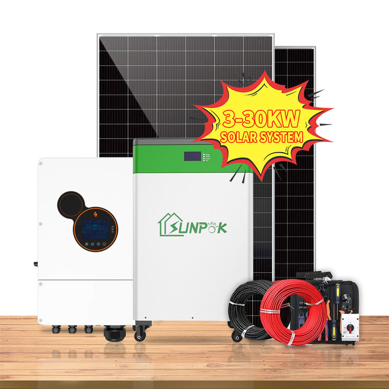 전력망 장비 위의 2.5 kw 3.5 kw 5 kw 야외 태양 에너지 시스템 태양계 오프 그리드