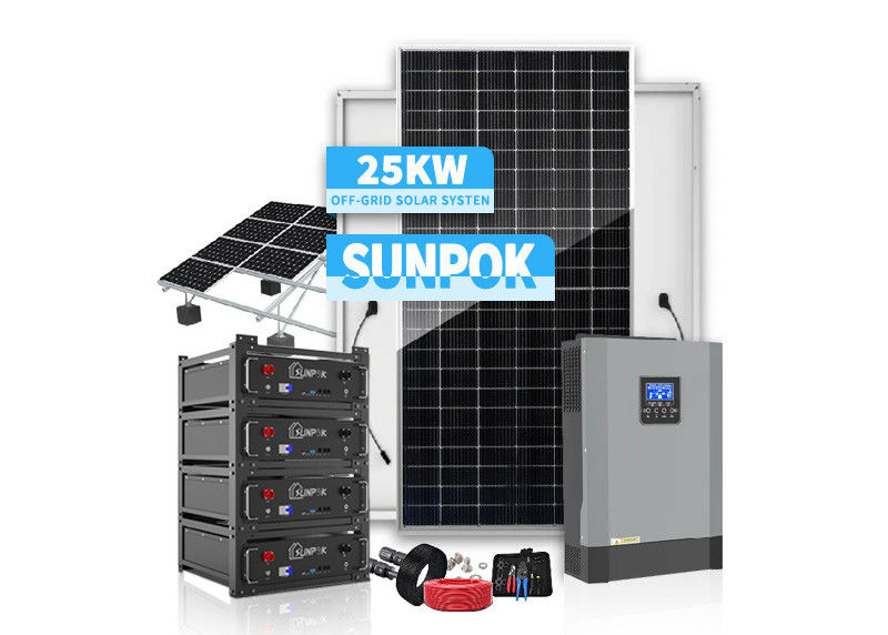 오프그리드 태양광 지상 설치 PV 시스템 48V 200ah 300ah 1000W 3000W 태양광 PV 설치 시스템