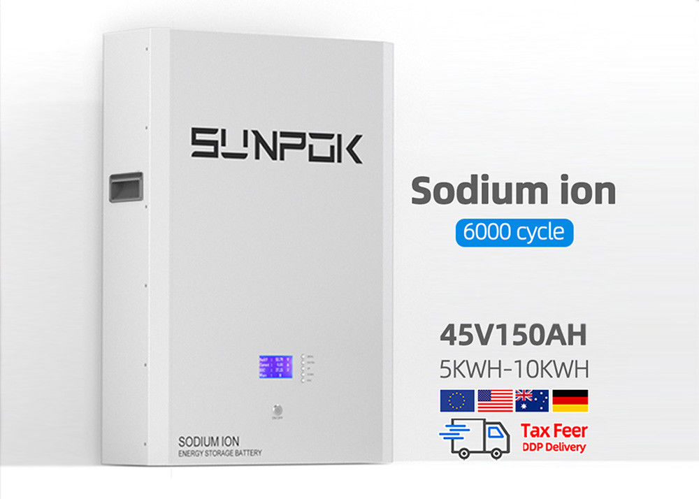 높은 내구성 나트륨 이온 배터리 SP-48100-BG-NA 5-30 KWh 출력 전력 범위