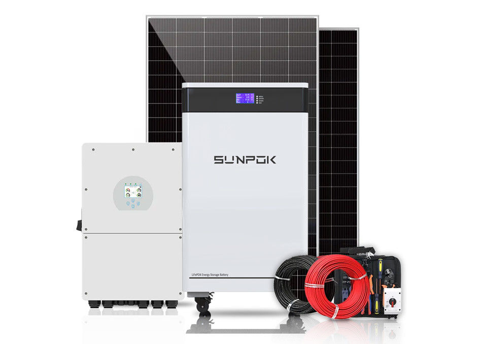 230V 3Kw 5Kw 8Kw 10Kw 하이브리드 태양 시스템 집 및 비즈니스용 키트