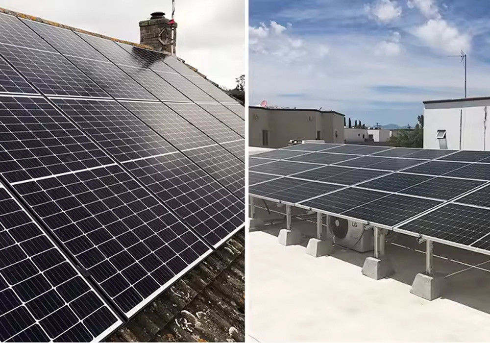 하이브리드 태양광 발전 시스템 30kw 20kw 10kw 에너지 저장 시스템 3단계 40kwh 리?? 배터리 태양광 시스템