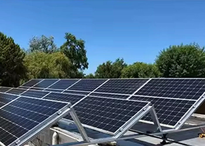 태양 전지 패널 Para Casa Costos 400W 410W 450W 550w 단결성 태양 전지 PV 패널 공급자 도매 가격