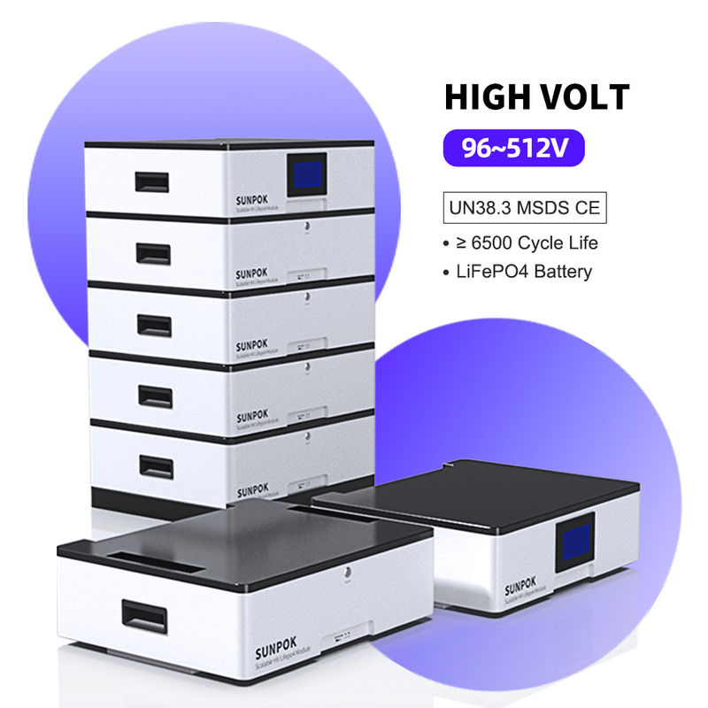 고전압 DC 리?? 이온 배터리 51.2v 400AH 20KWH 통합 가정용 에너지 저장 배터리