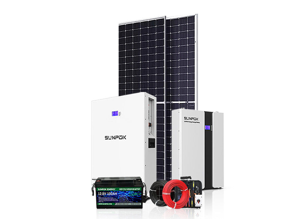 하이브리드 온 그리드 오프 그리드 에너지 시스템 키트 3kw 15kw 30kw 50kw 태양 에너지 시스템