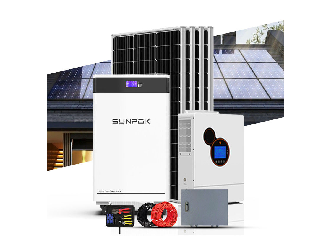 10kW 15kW 25kW 30kW 50kW 가정용 태양광 에너지 시스템 리?? 배터리와 함께 가정용 태양광 에너지 저장 시스템