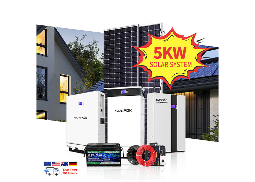 가정용 태양광 에너지 시스템 전용 5 Kw 10kw 15kw 전력 시스템