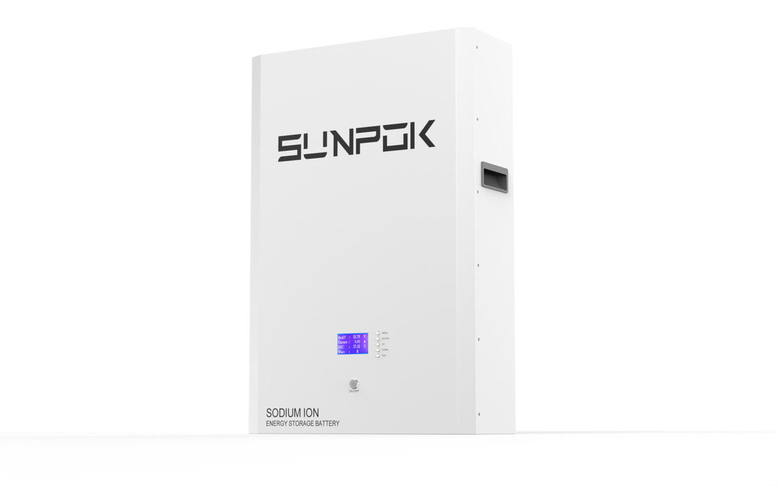 48V 벽에 장착 된 나트륨 이온 배터리 100ah 150ah 200ah 5kwh 10kwh 20kwh 저장 시스템