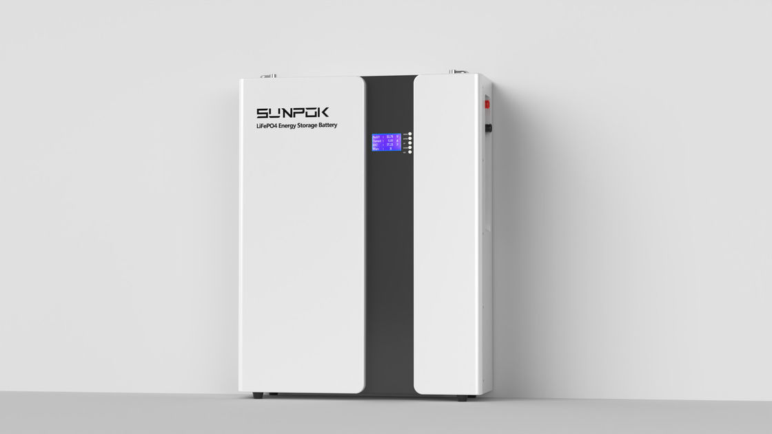 5kWh 100Ah 51.2V 48V 10kWh 파워월 라이프포4 리?? 이온 태양전지 벽에 장착된 가정용 에너지 저장 시스템