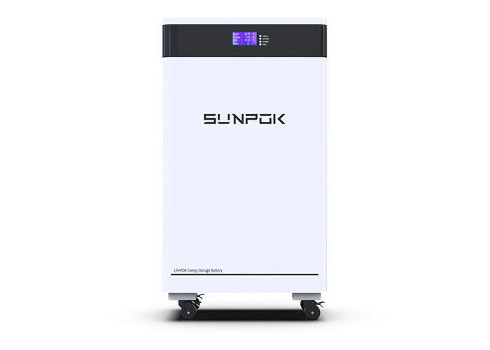 태양광 15kWh 리?? 이온 배터리 팩 51.2V 300Ah Lifepo4 바닥에 장착된 시스템