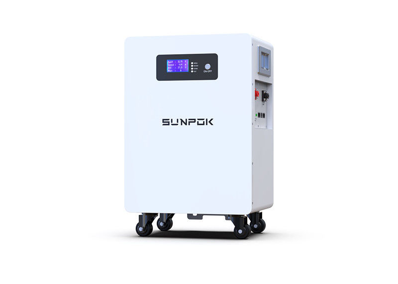 25.6V 300Ah LiFePO4 태양전지 7.68kWh 통신 백업 전력 CAN 버스 제어