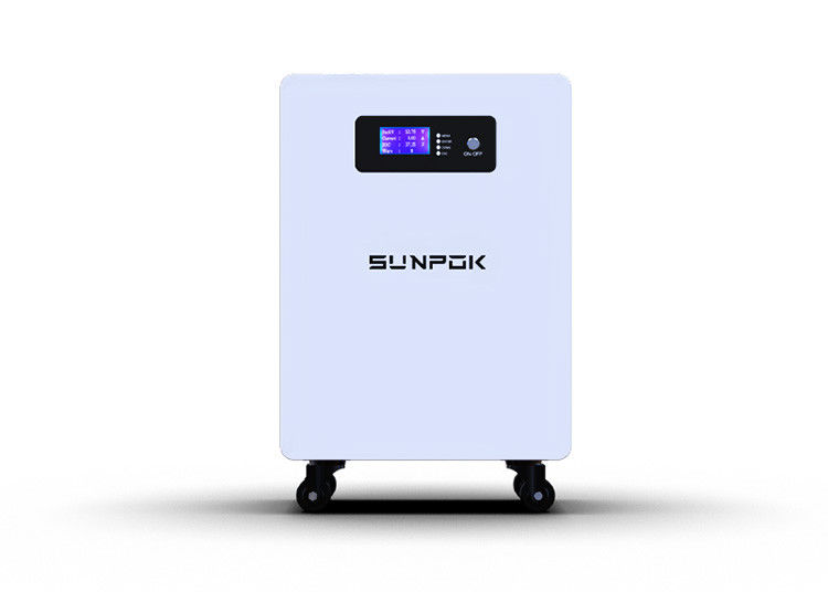 마이크로그리드 에너지 허브 25.6V 300Ah LiFePO4 뱅크 확장 가능 61.44kWh 8 단위