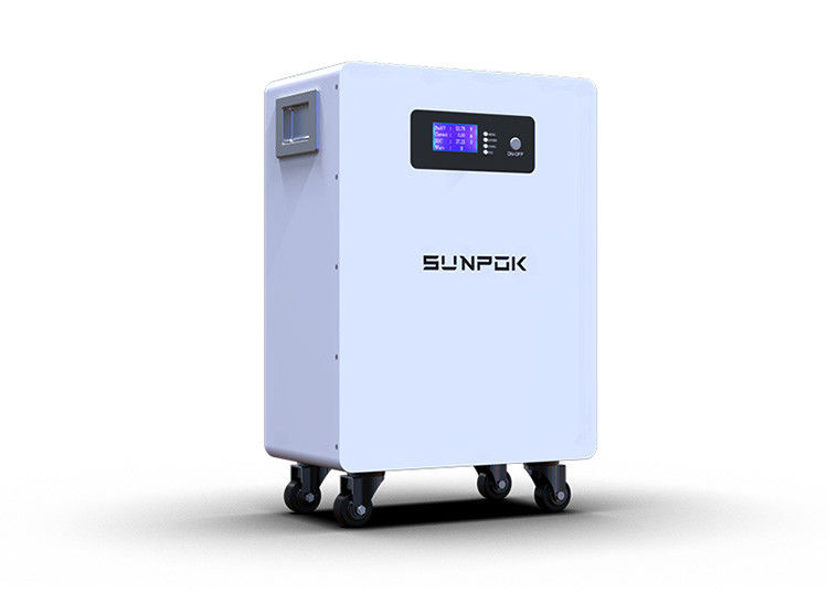 마이크로그리드 에너지 허브 25.6V 300Ah LiFePO4 뱅크 확장 가능 61.44kWh 8 단위