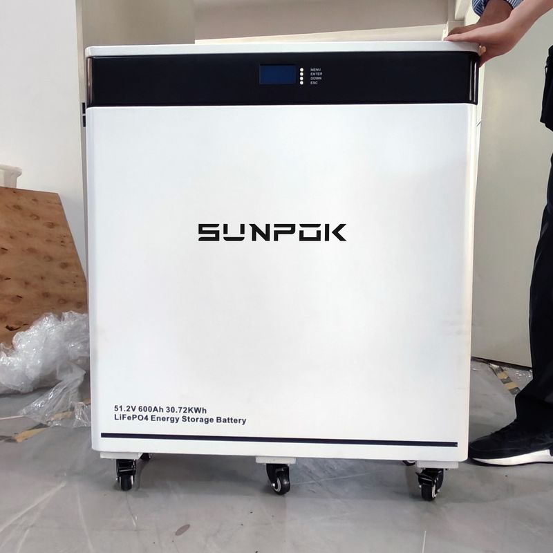 48v 51.2v 600ah 바닥형 Lifepo4 배터리 200A 스마트 BMS 30kwh 리?? 배터리 가정용 에너지 저장
