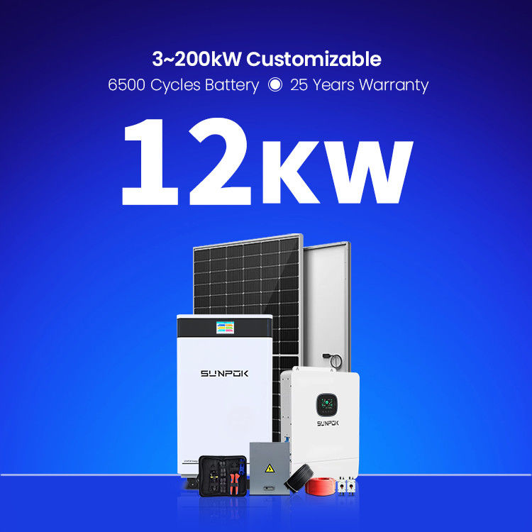 5Kw 10Kw 12Kw 15Kw 18Kw 20Kw 25Kw 30Kw 오프 그리드 태양광 에너지 시스템 저장 태양 에너지 시스템