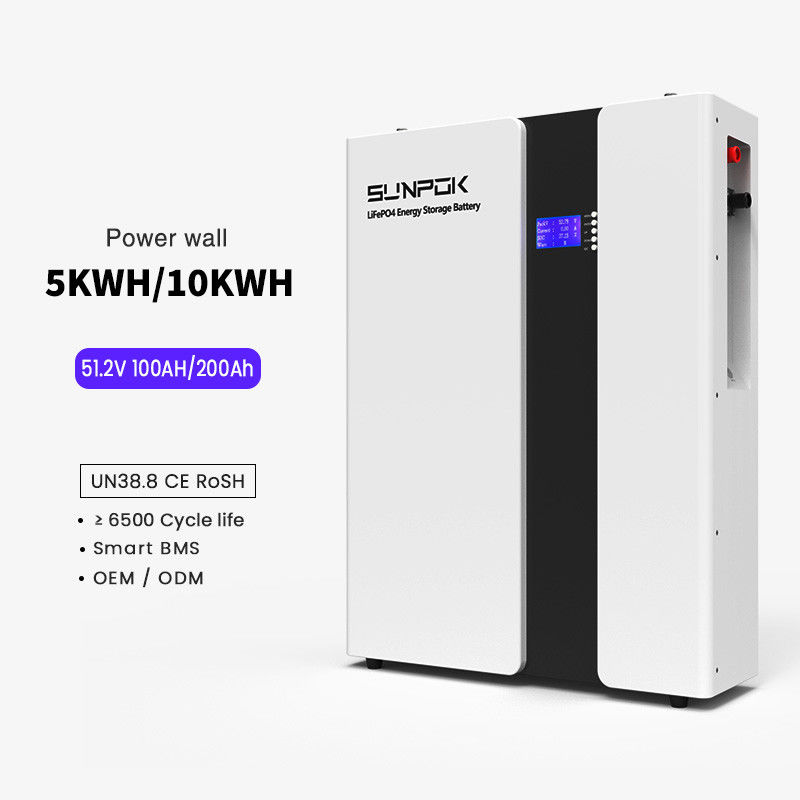 태양 에너지 저장 시스템 48V 100ah 200ah 5kwh 10kwh 가정용 태양 전지 48v Lifepo4 리?? 이온 배터리