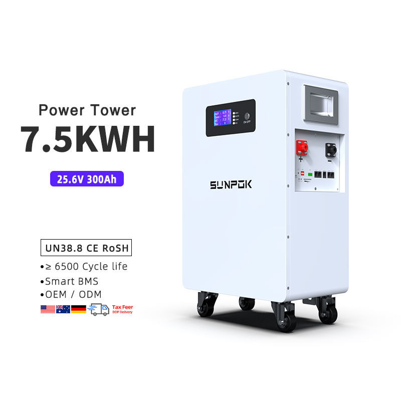 2025 새로운 디자인 7.5Kwh 배터리 24V 300 배터리 리?? 이온 300Ah 리?? 배터리 300Ah 태양 에너지 저장 시스템