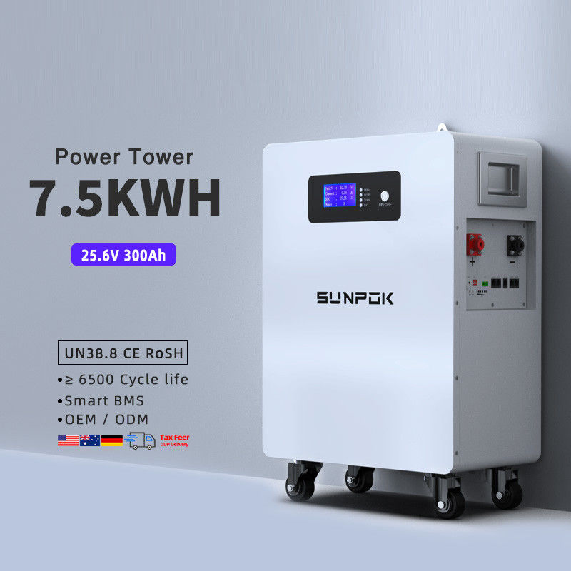 고품질 24V 리?? 이온 배터리 300Ah 7.5Kwh 라이프포4 24V 300Ah 배터리 지붕 태양 전지 배터리 저장장치