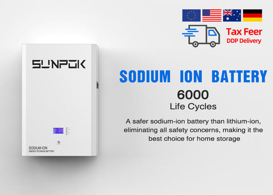 IP21 100A High Safety Sodium Ion Battery With -20°C To 60°C Life Span Of 20 Years