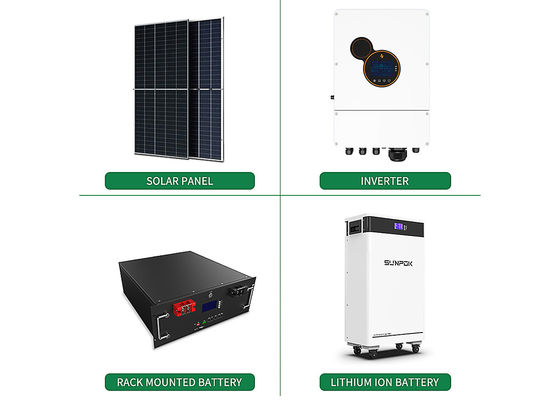 1000w Renewable Energy Household Solar Power Systems Residential Solar Electricity Systems