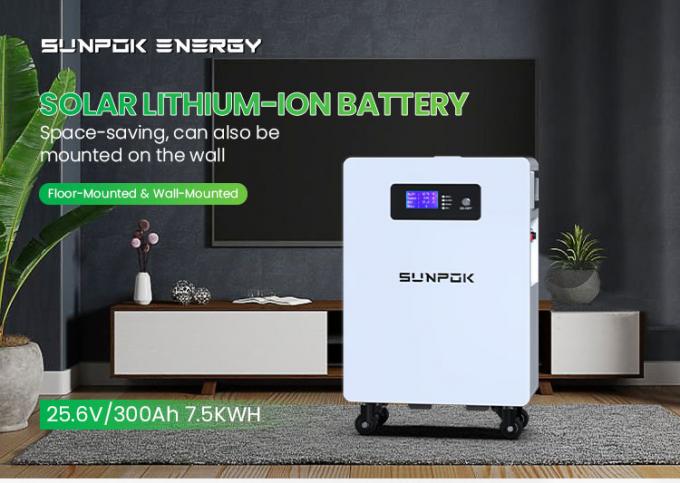 2025 새로운 디자인 7.5Kwh 배터리 24V 300 배터리 리?? 이온 300Ah 리?? 배터리 300Ah 태양 에너지 저장 시스템 0
