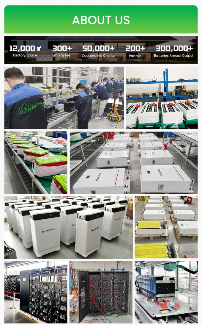 주거용 25.6V 300Ah 7kwh 5Kw 에너지 저장 배터리 리?? 배터리 전원 벽 300Ah Lifepo4 배터리 10